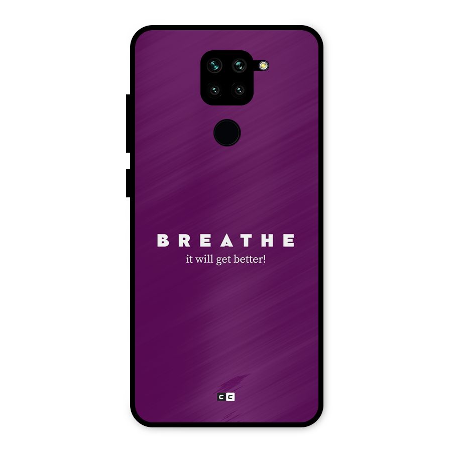 It Will Get Better Metal Back Case for Redmi Note 9