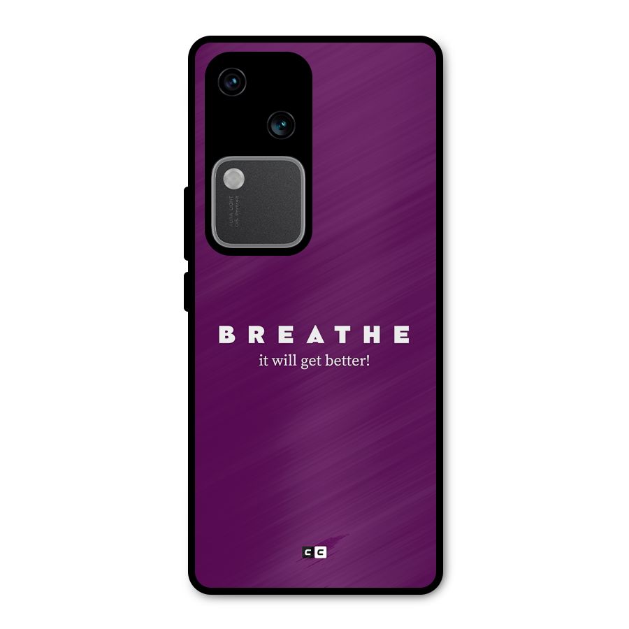 It Will Get Better Metal Back Case for Vivo V30 Pro