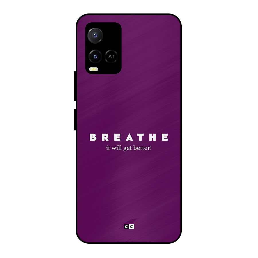 It Will Get Better Metal Back Case for Vivo Y21 2021