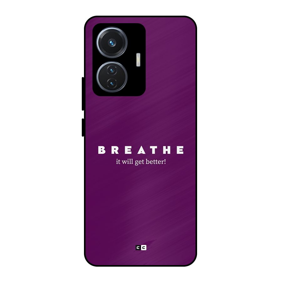 It Will Get Better Metal Back Case for iQOO Z6 44W