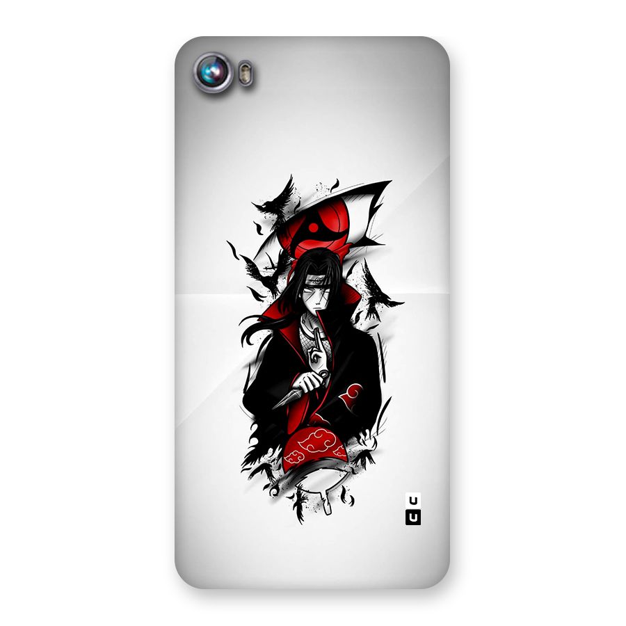 Itachi Combat Back Case for Canvas Fire 4 (A107)