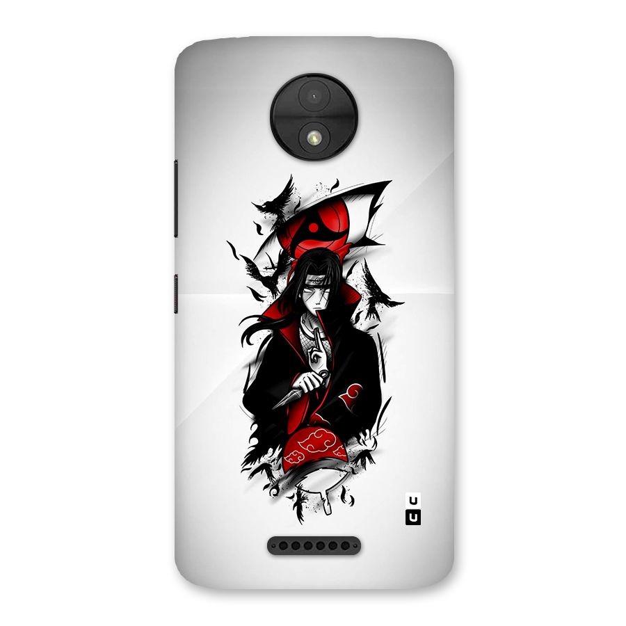 Itachi Combat Back Case for Moto C