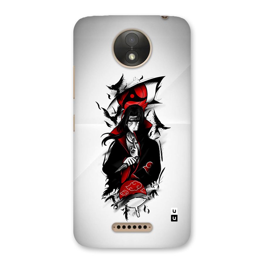 Itachi Combat Back Case for Moto C Plus