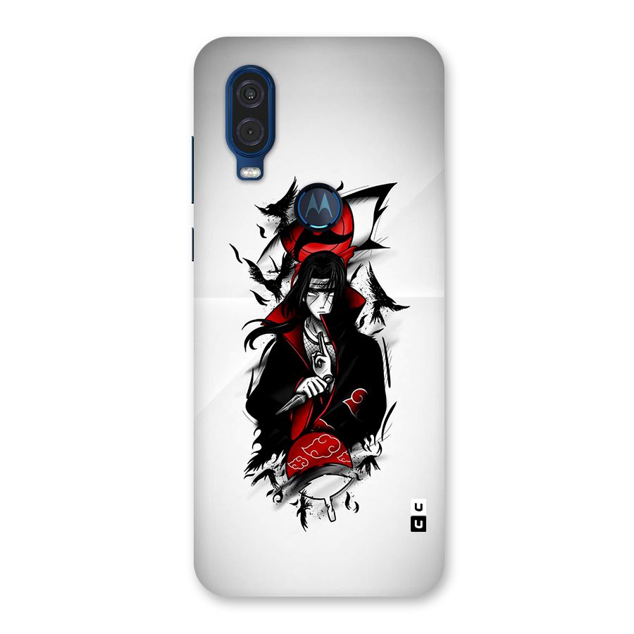 Itachi Combat Back Case for Motorola One Vision