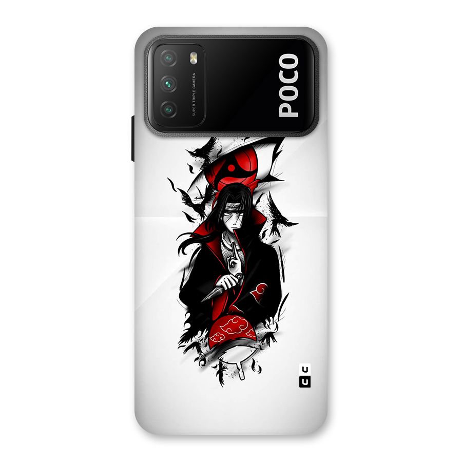 Itachi Combat Back Case for Poco M3