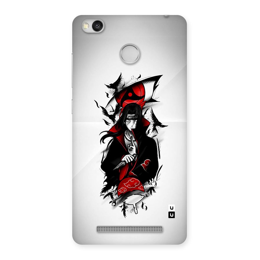 Itachi Combat Back Case for Redmi 3S Prime