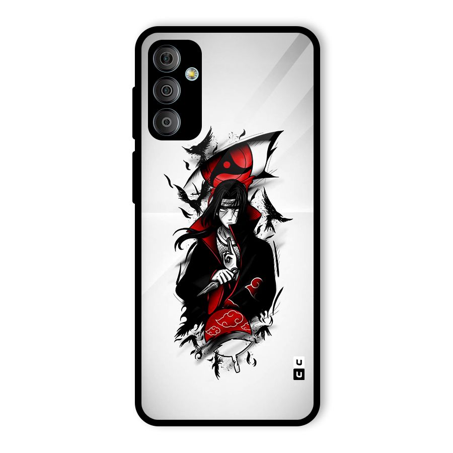 Itachi Combat Glass Back Case for Galaxy F23