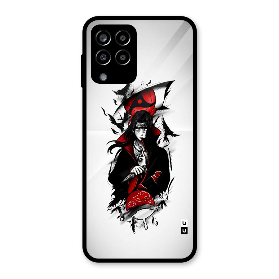Itachi Combat Glass Back Case for Galaxy M33