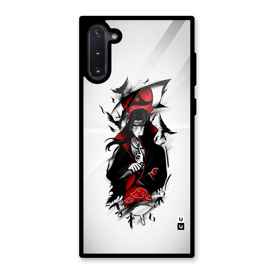 Itachi Combat Glass Back Case for Galaxy Note 10