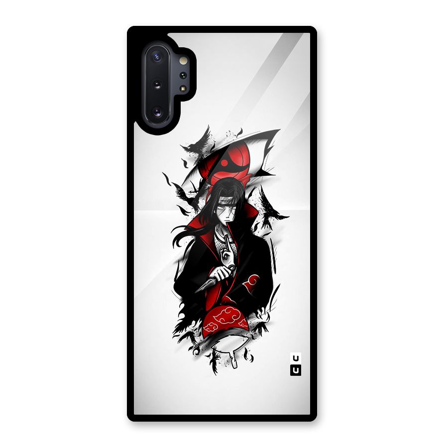 Itachi Combat Glass Back Case for Galaxy Note 10 Plus