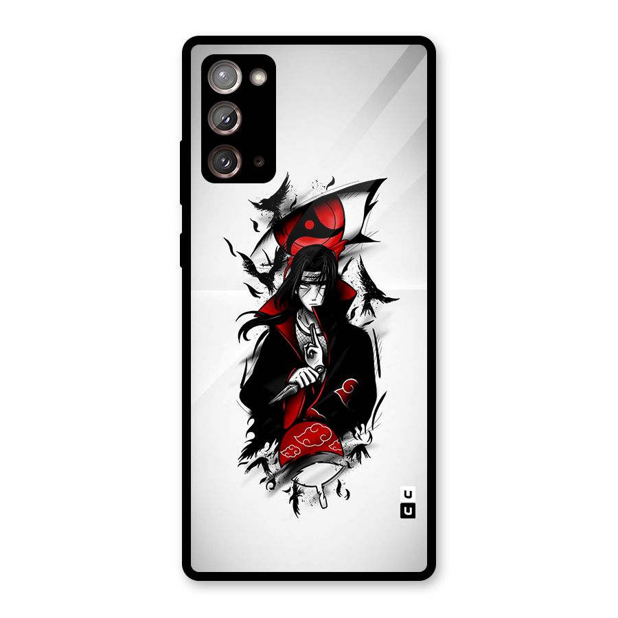 Itachi Combat Glass Back Case for Galaxy Note 20