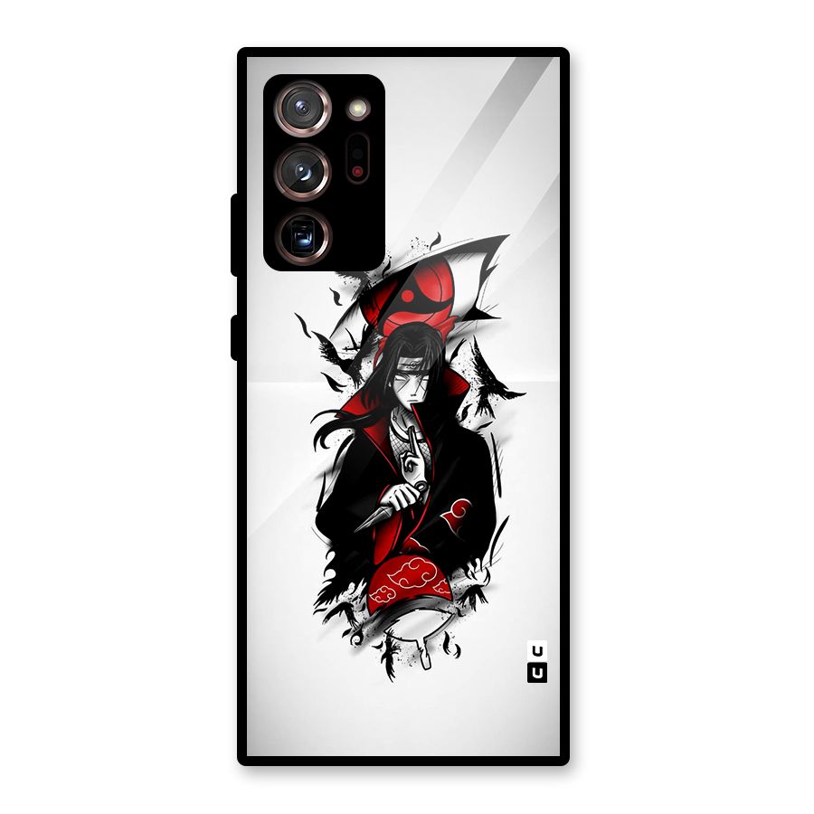 Itachi Combat Glass Back Case for Galaxy Note 20 Ultra 5G