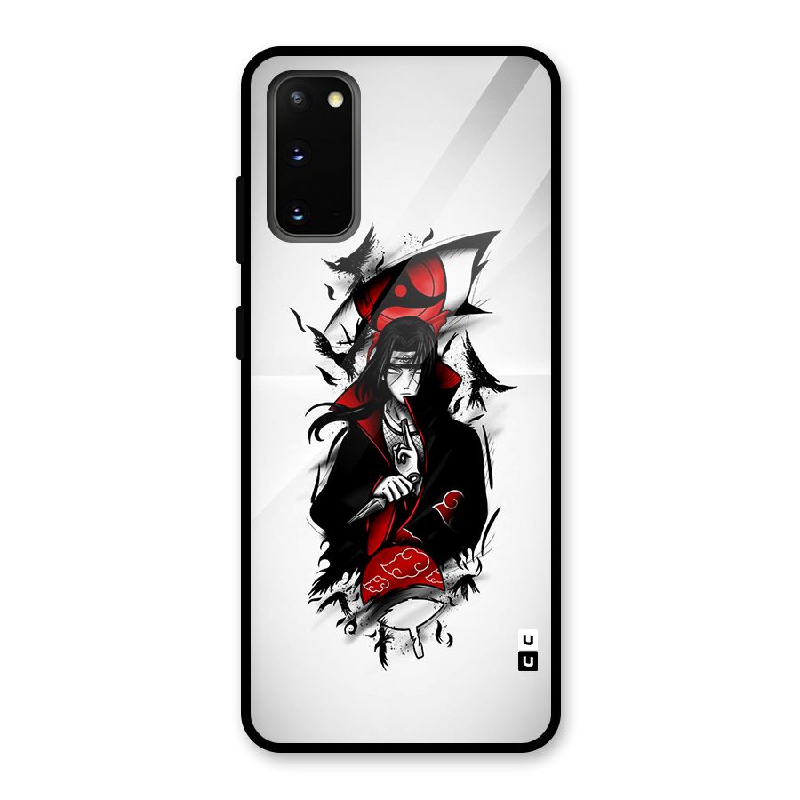 Itachi Combat Glass Back Case for Galaxy S20