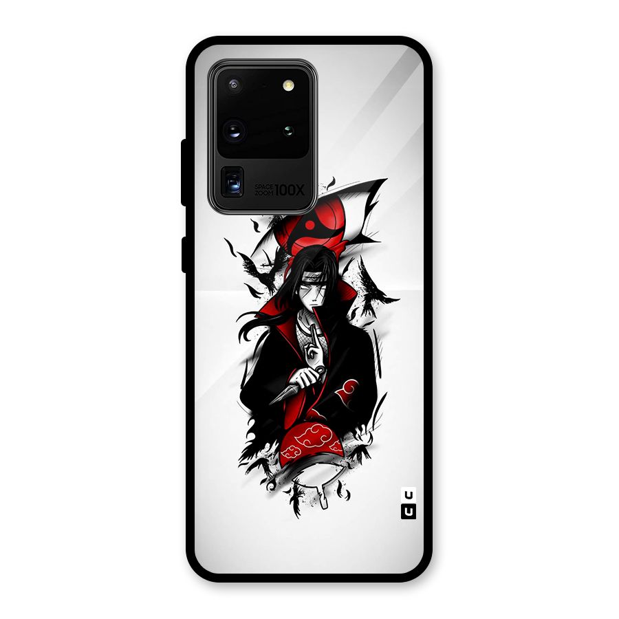 Itachi Combat Glass Back Case for Galaxy S20 Ultra