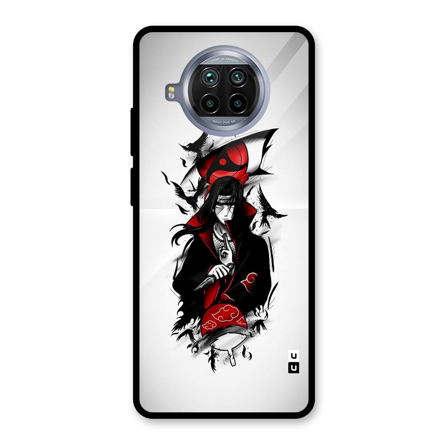 Itachi Combat Glass Back Case for Mi 10i