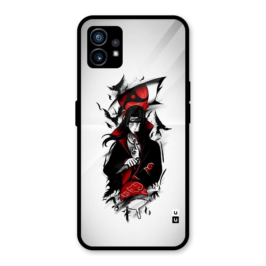Itachi Combat Glass Back Case for Nothing Phone 1