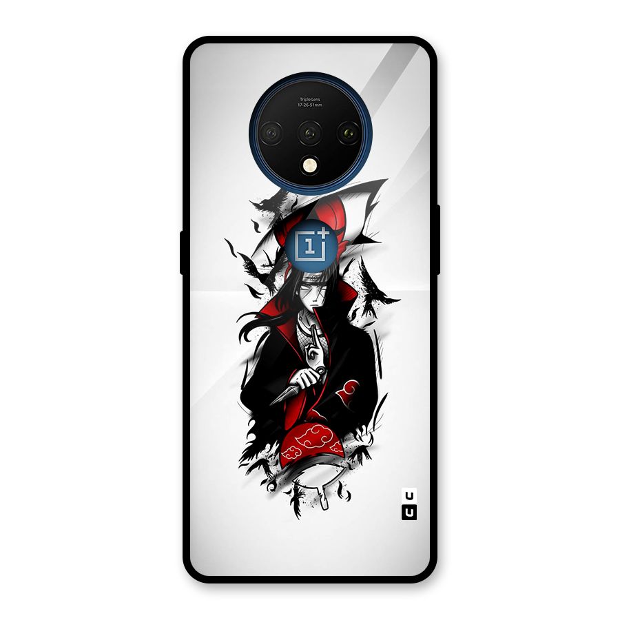 Itachi Combat Glass Back Case for OnePlus 7T