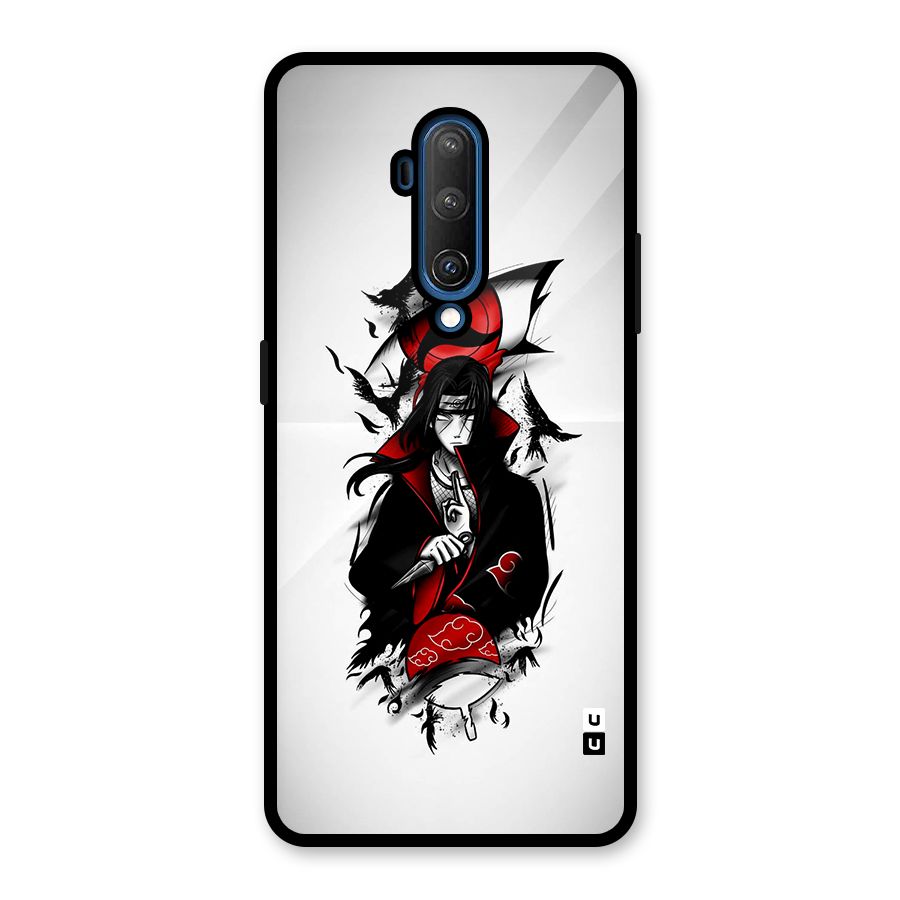 Itachi Combat Glass Back Case for OnePlus 7T Pro