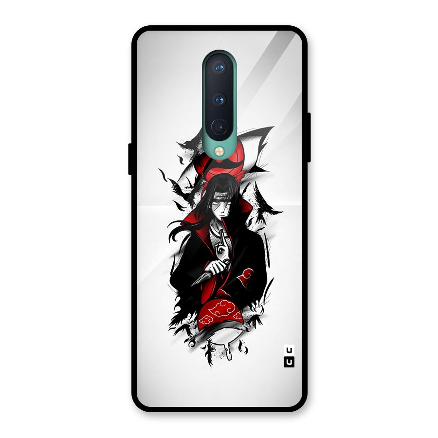 Itachi Combat Glass Back Case for OnePlus 8