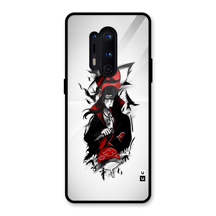 Itachi Combat Glass Back Case for OnePlus 8 Pro