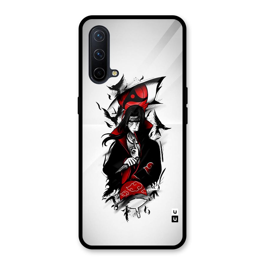 Itachi Combat Glass Back Case for OnePlus Nord CE 5G