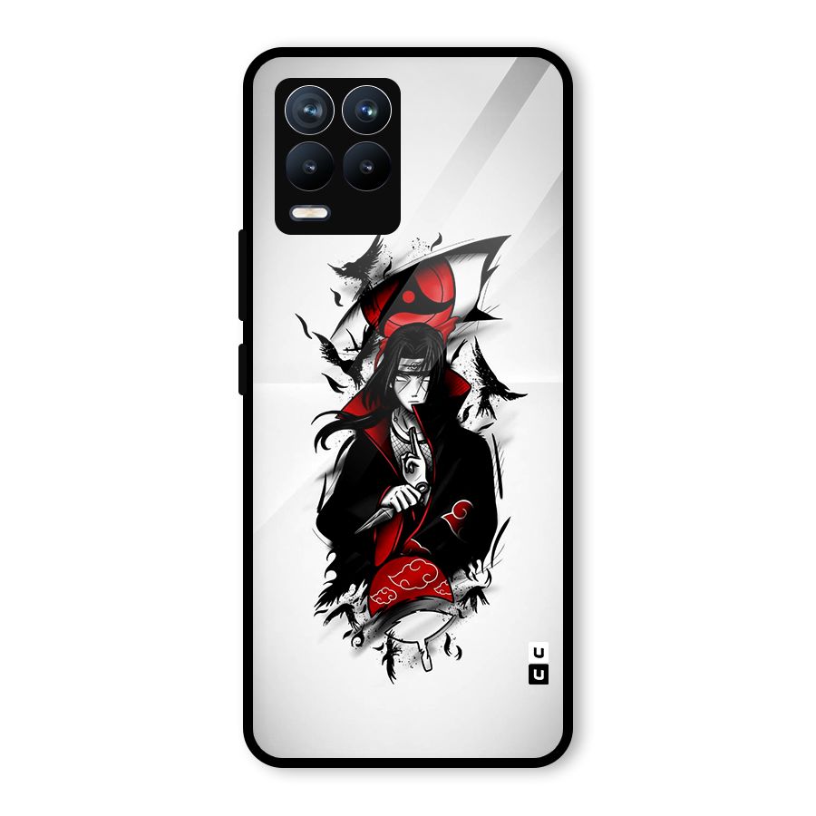 Itachi Combat Glass Back Case for Realme 8
