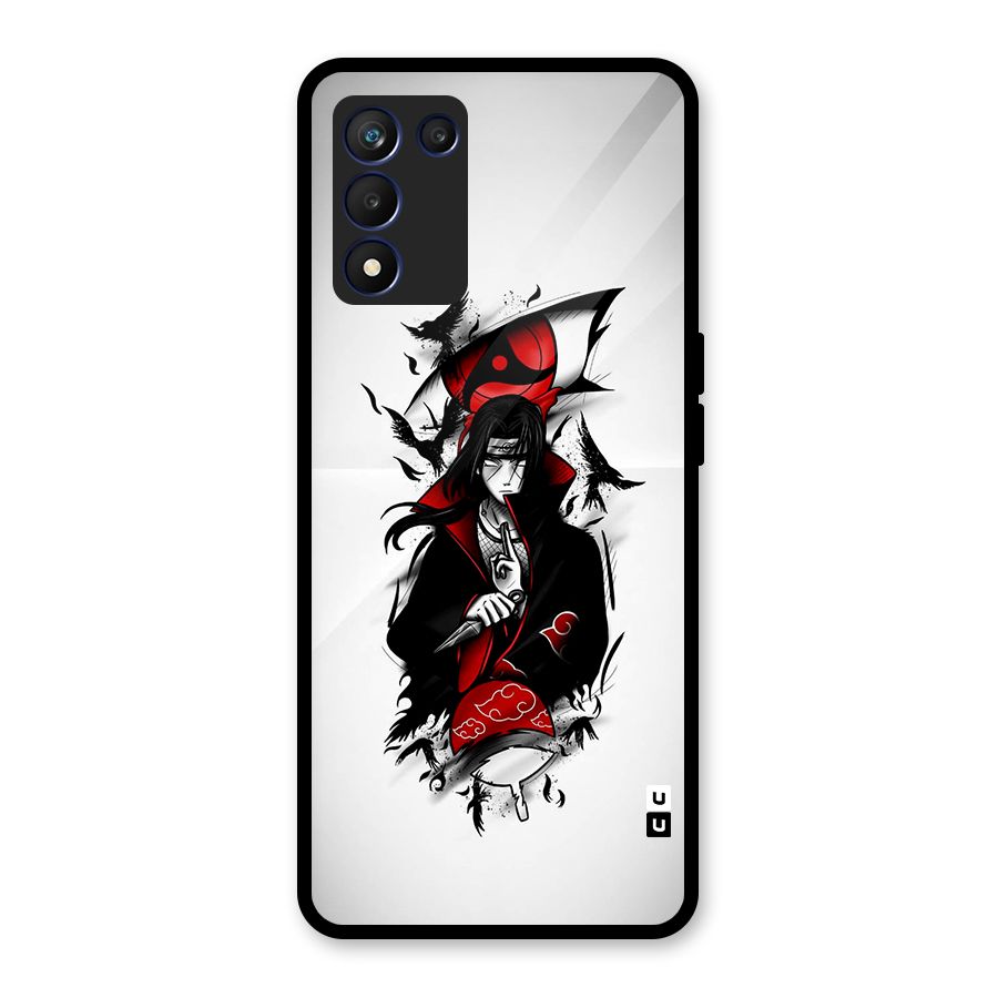 Itachi Combat Glass Back Case for Realme 9 5G Speed