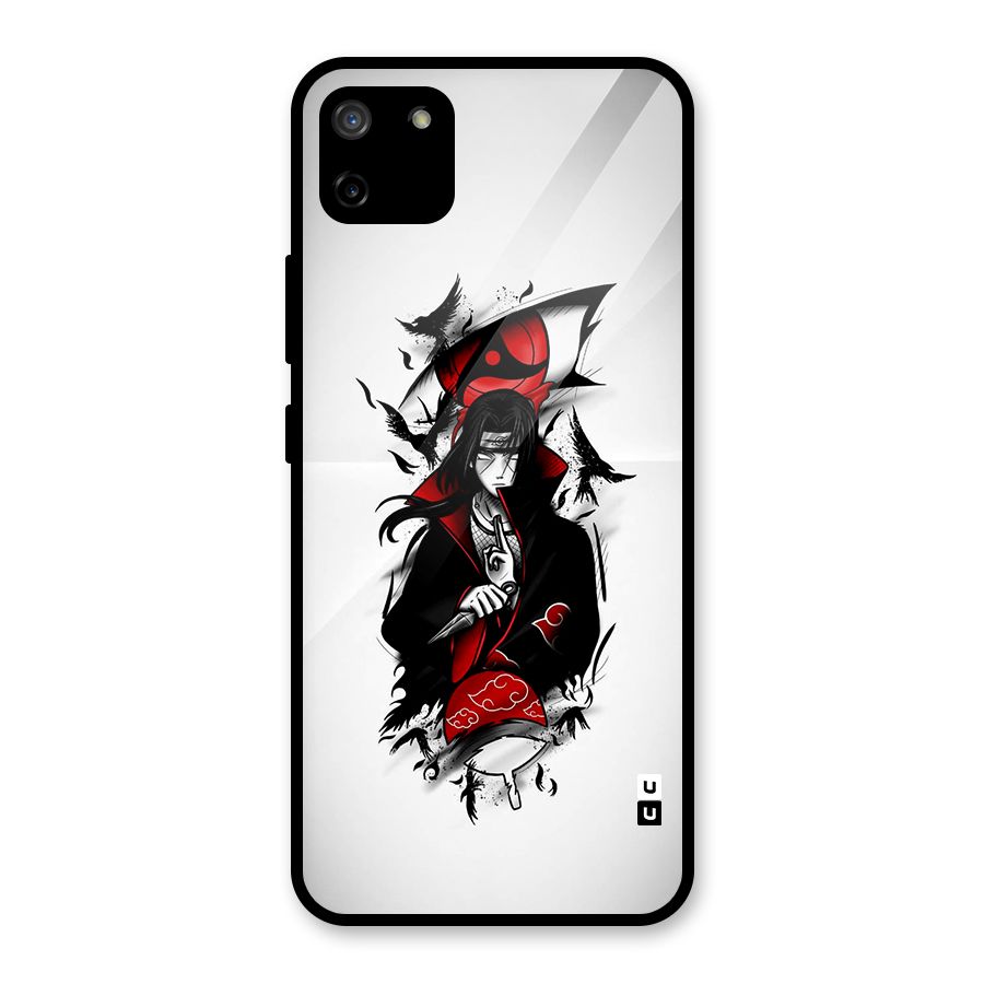 Itachi Combat Glass Back Case for Realme C11