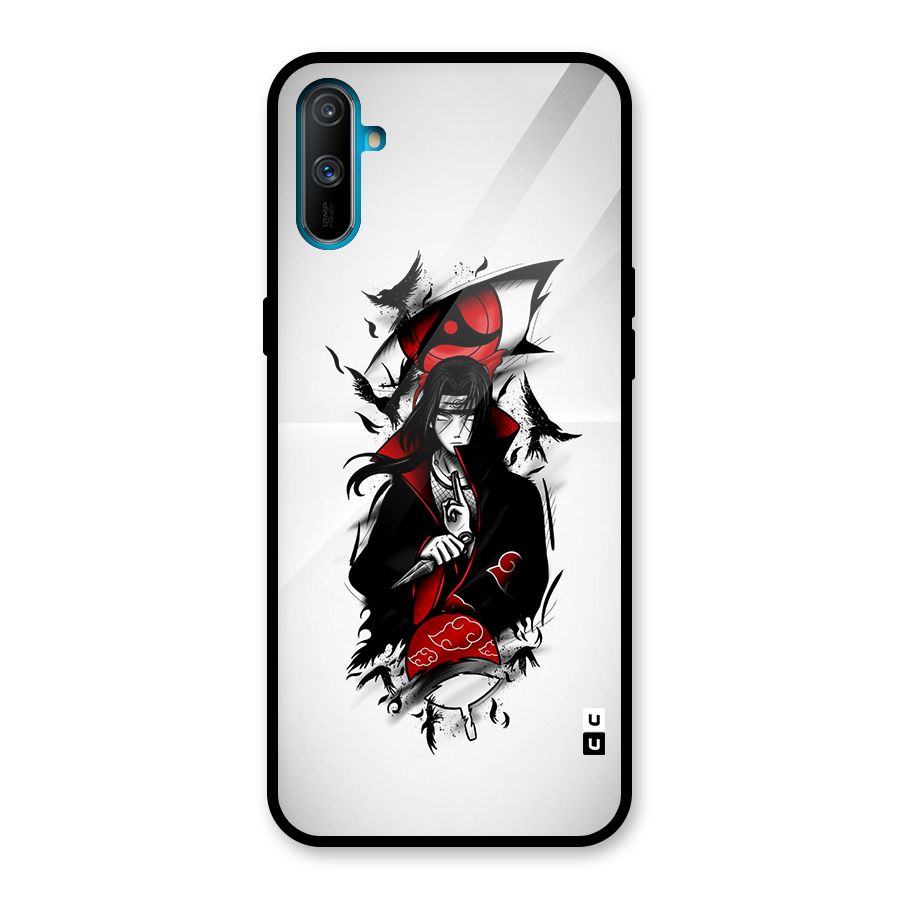 Itachi Combat Glass Back Case for Realme C3