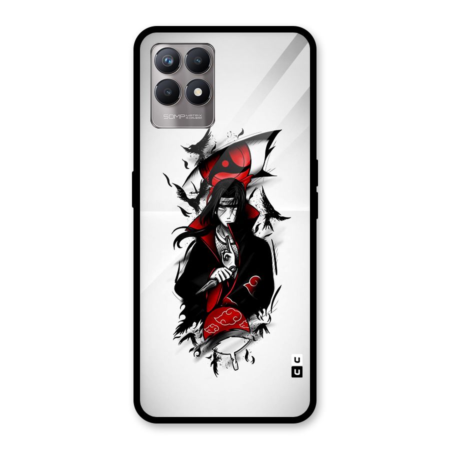 Itachi Combat Glass Back Case for Realme Narzo 50