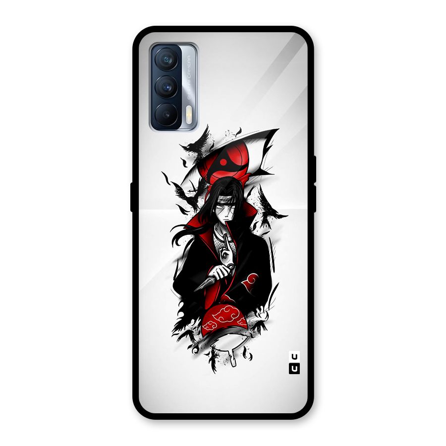 Itachi Combat Glass Back Case for Realme X7