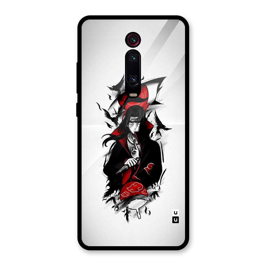 Itachi Combat Glass Back Case for Redmi K20