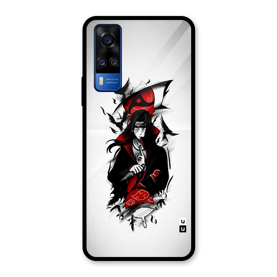 Itachi Combat Glass Back Case for Vivo Y31