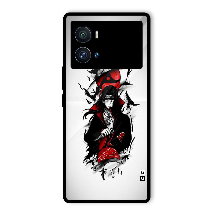 Itachi Combat Glass Back Case for Vivo iQOO 9 Pro
