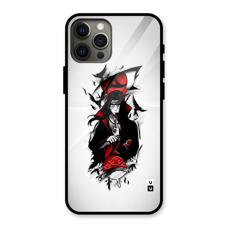 Itachi Combat Glass Back Case for iPhone 12 Pro Max