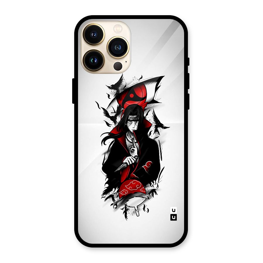 Itachi Combat Glass Back Case for iPhone 13 Pro Max