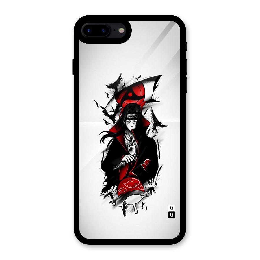 Itachi Combat Glass Back Case for iPhone 7 Plus
