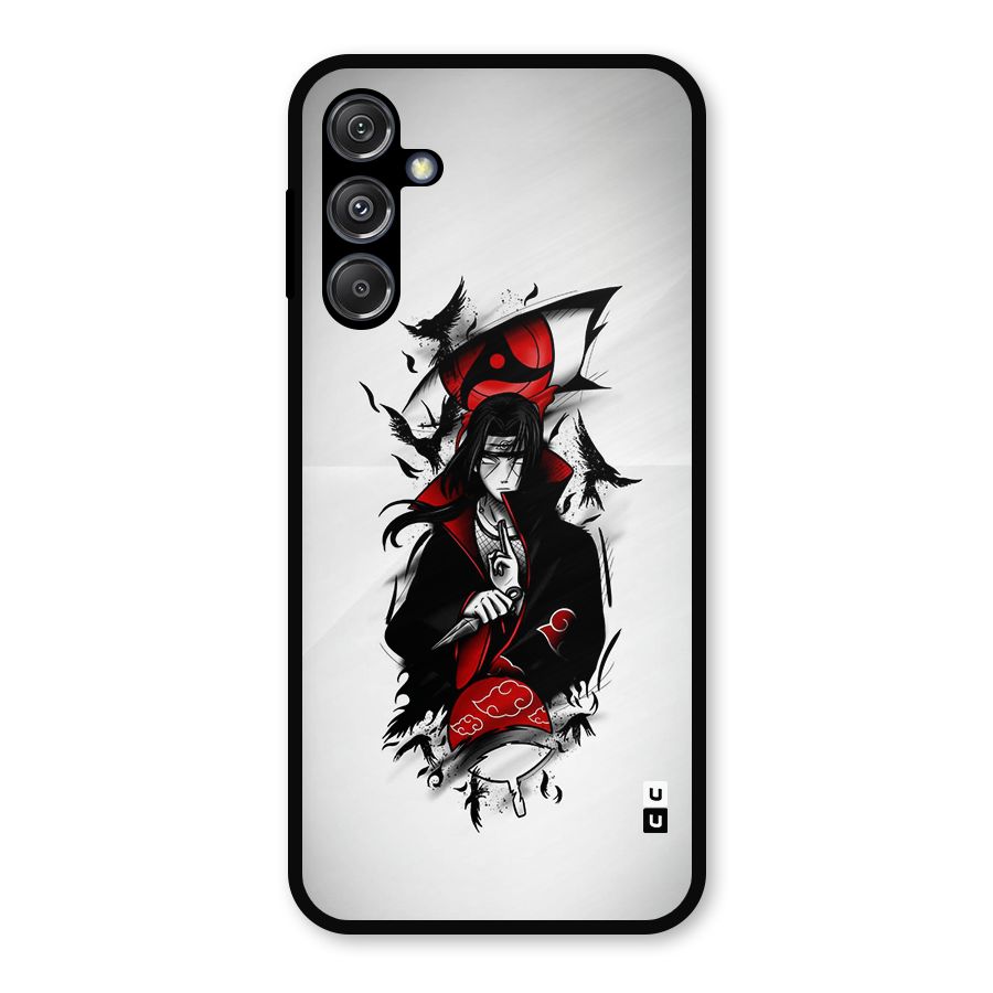 Itachi Combat Metal Back Case for Galaxy M34 5G