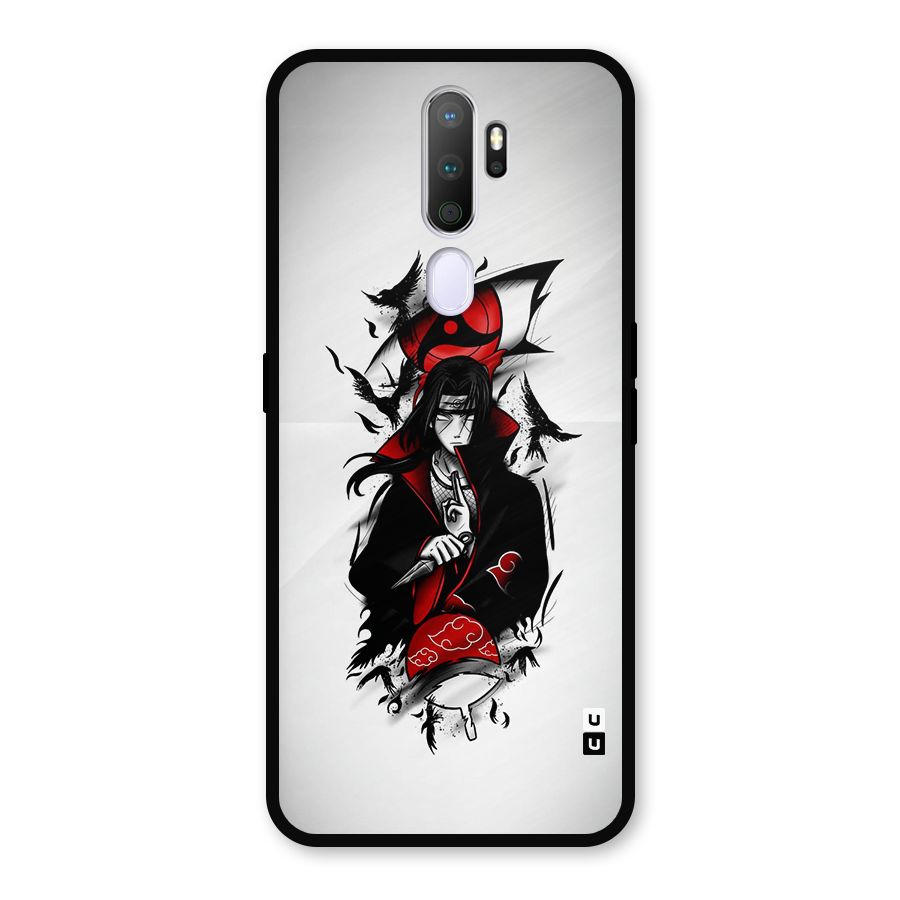 Itachi Combat Metal Back Case for Oppo A9 (2020)