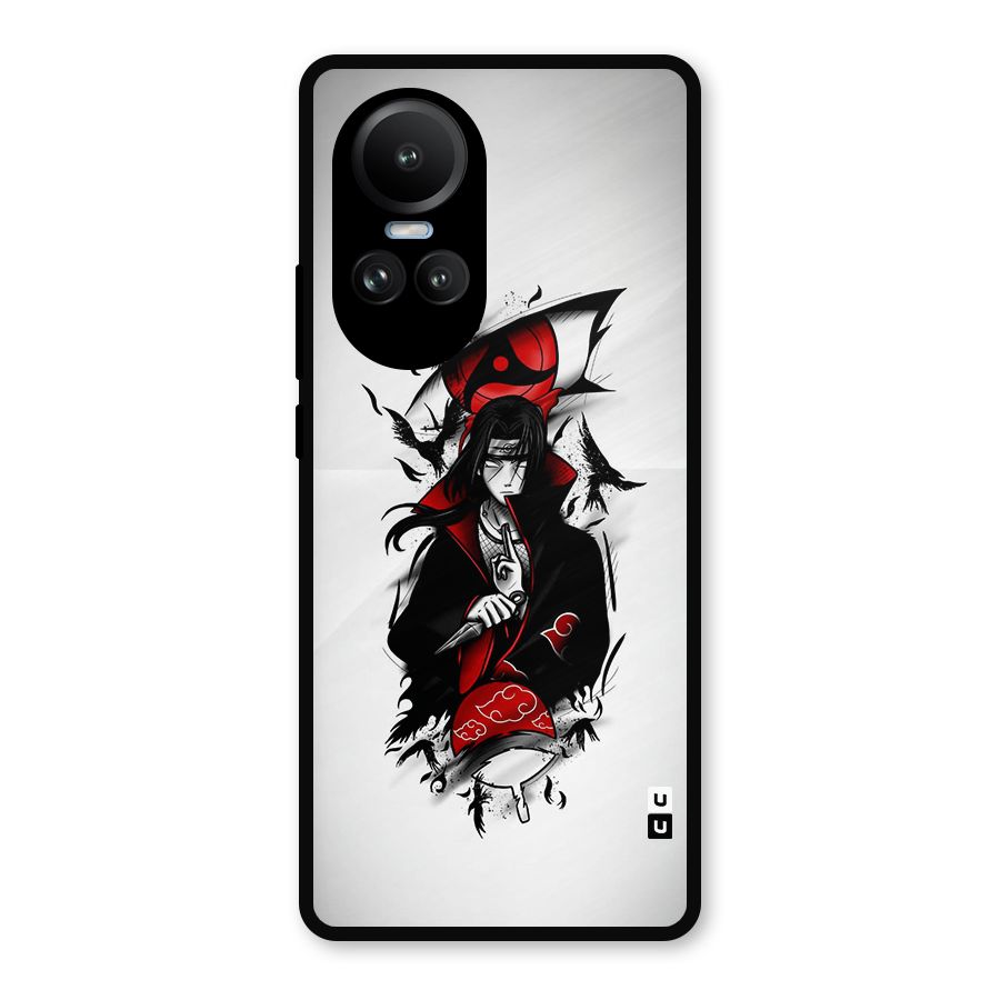 Itachi Combat Metal Back Case for Oppo Reno10