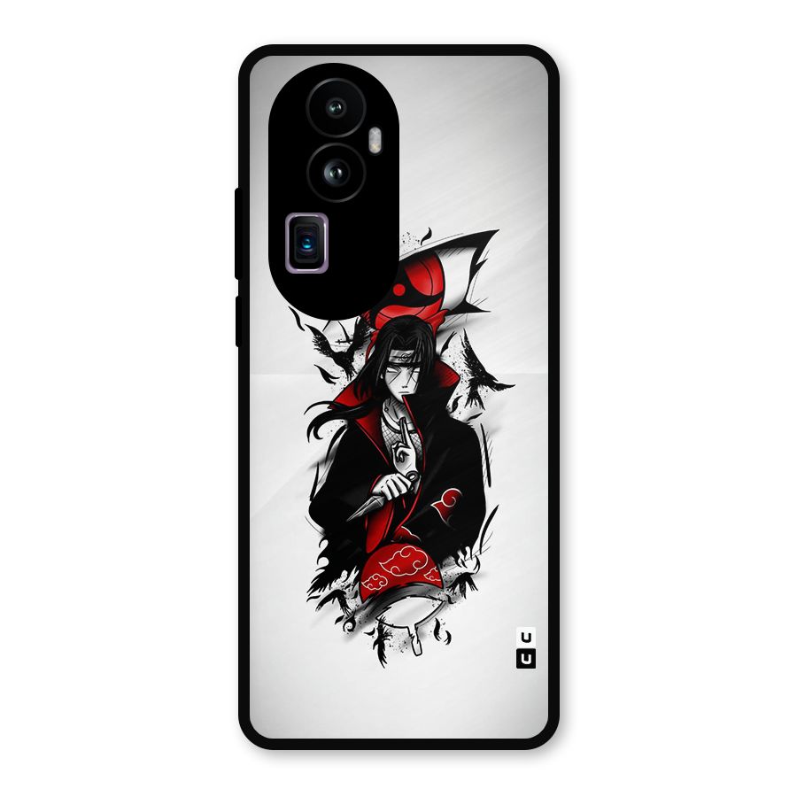 Itachi Combat Metal Back Case for Oppo Reno10 Pro Plus