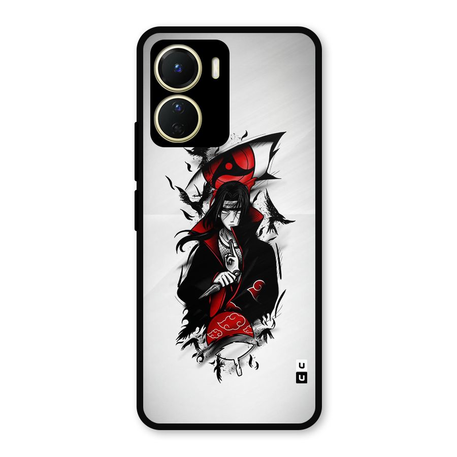 Itachi Combat Metal Back Case for Vivo T2x