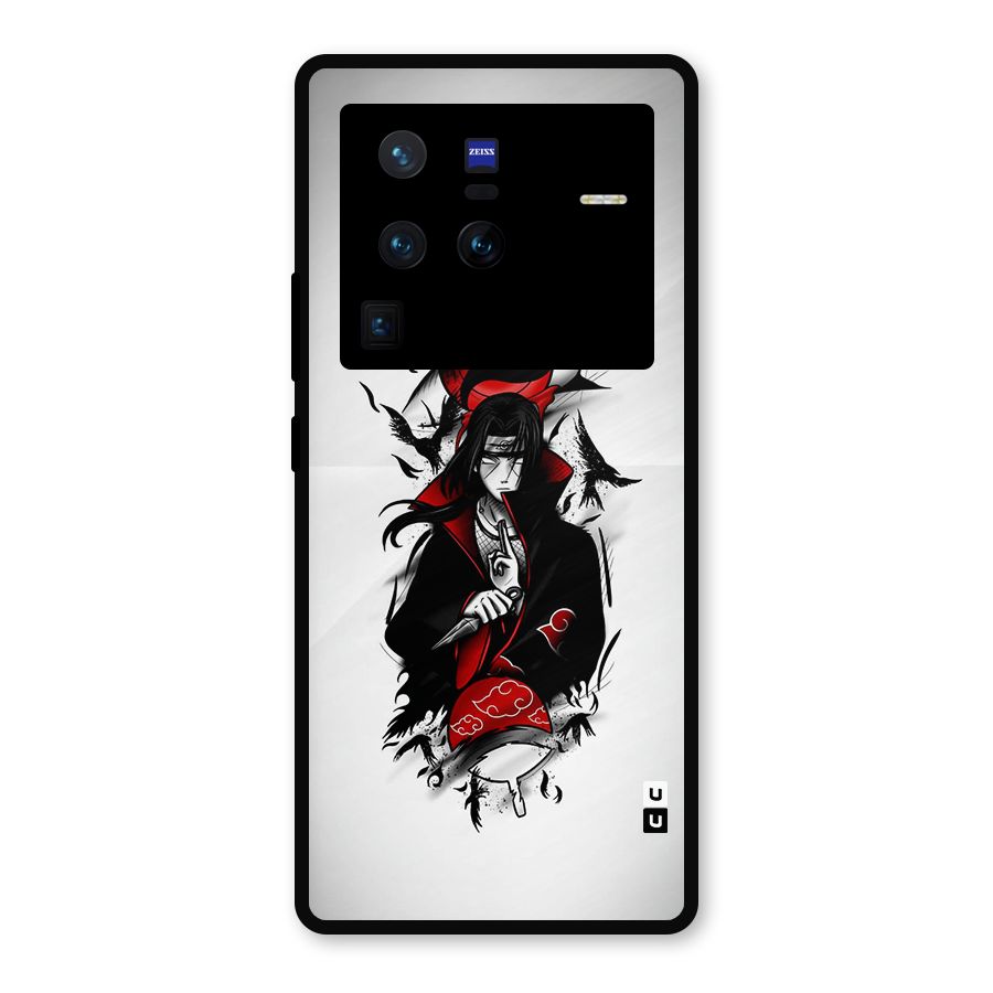 Itachi Combat Metal Back Case for Vivo X80 Pro