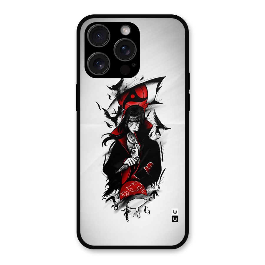 Itachi Combat Metal Back Case for iPhone 15 Pro Max