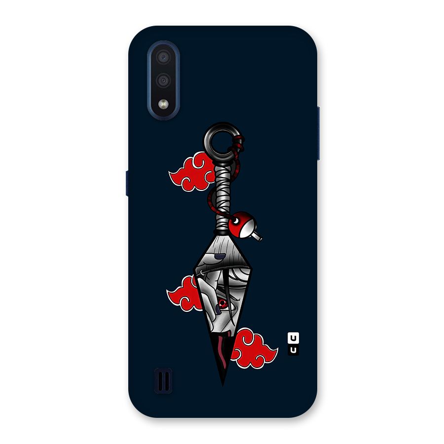 Itachi Kunai Naruto Back Case for Galaxy M01