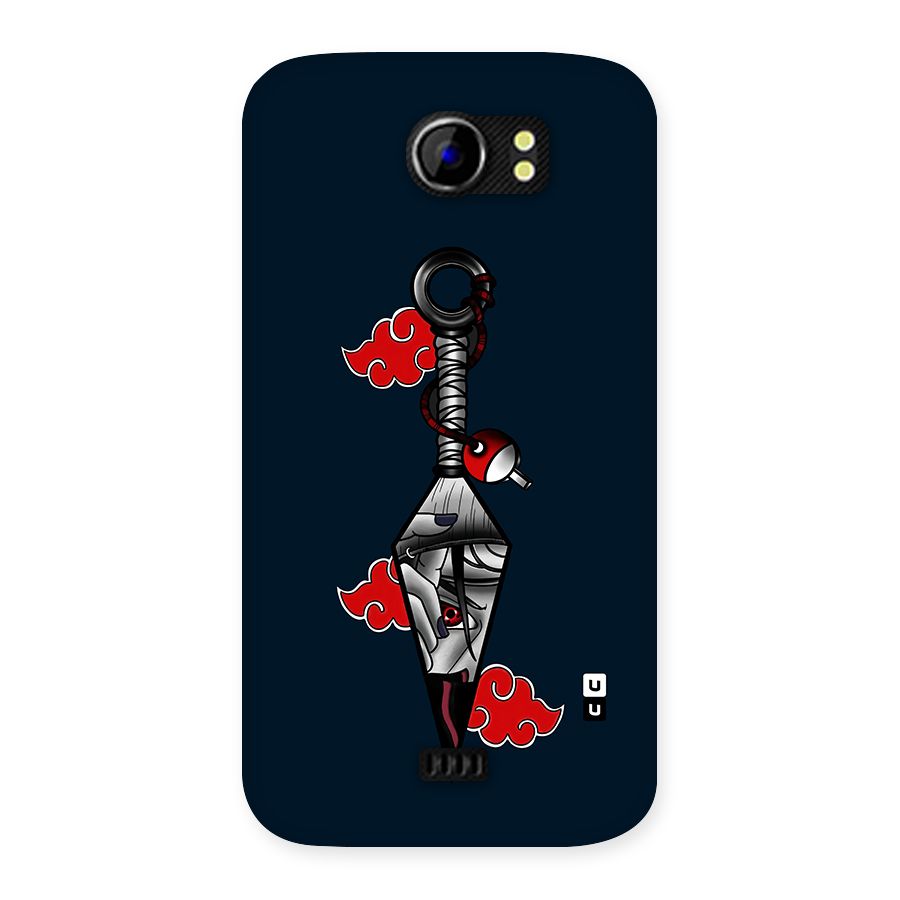 Itachi Kunai Naruto Back Case for Micromax Canvas 2 A110
