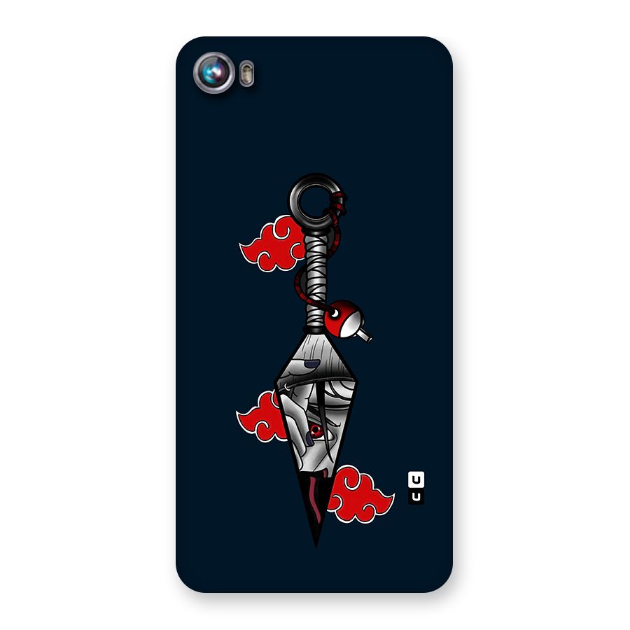 Itachi Kunai Naruto Back Case for Micromax Canvas Fire 4 A107