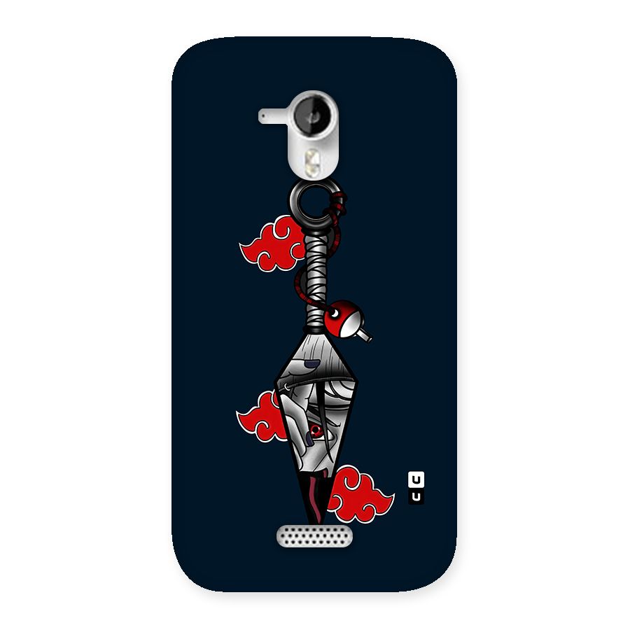 Itachi Kunai Naruto Back Case for Micromax Canvas HD A116