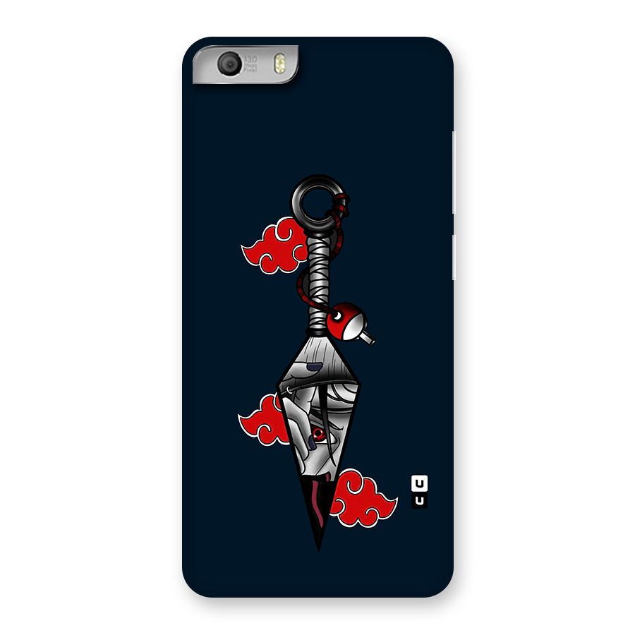 Itachi Kunai Naruto Back Case for Micromax Canvas Knight 2
