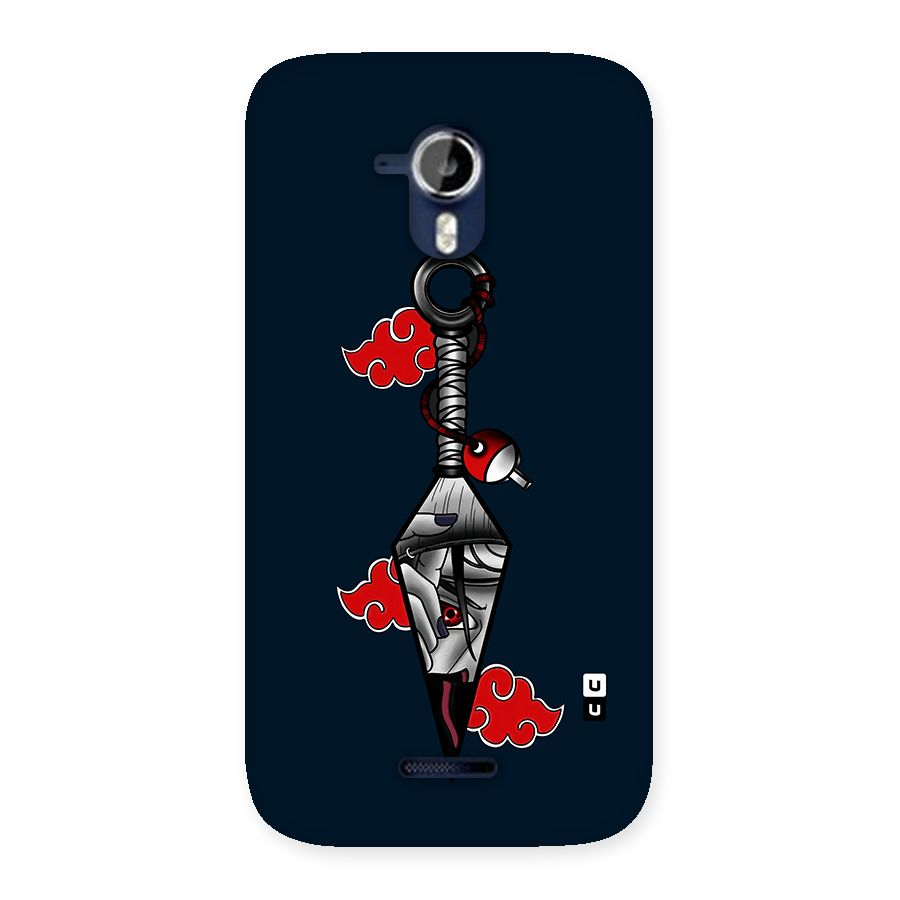 Itachi Kunai Naruto Back Case for Micromax Canvas Magnus A117